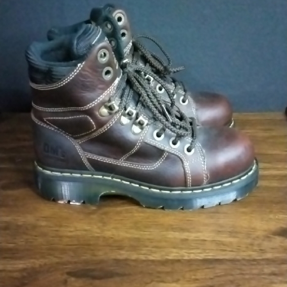 Dr. Martens Dark Brown Industrial Boots - Picture 2 of 9